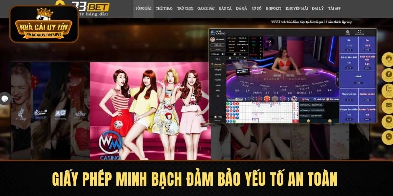 Giấy phép minh bạch đảm bảo yếu tố an toàn 